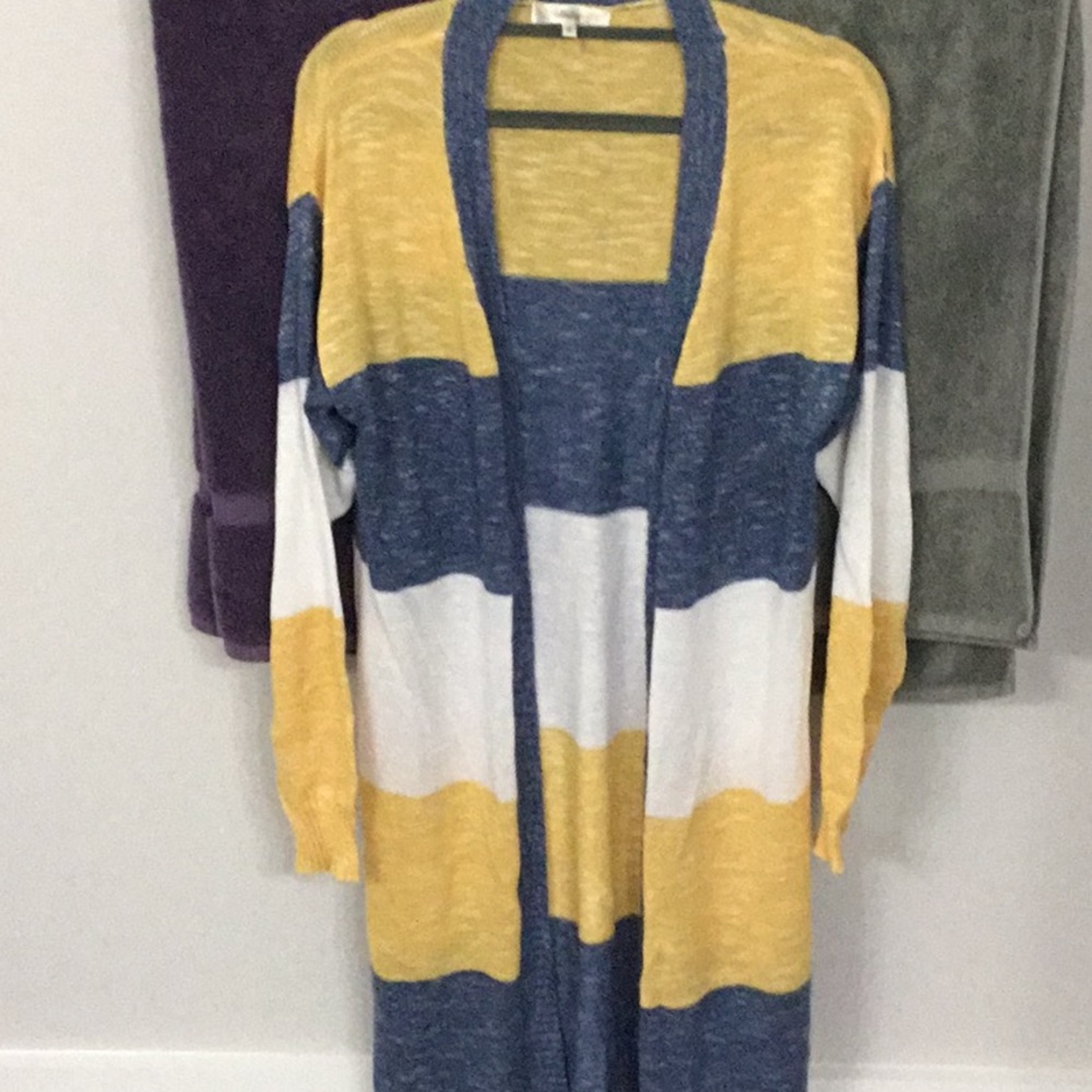 Stripped Cardigan